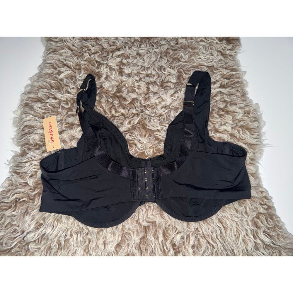 Thirdlove women’s New black wired 24/7 classic unlined bra - Picture 2 of 12